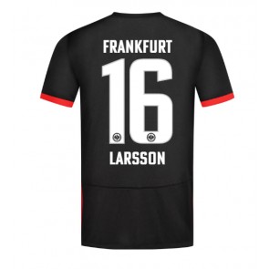 Eintracht Frankfurt Hugo Larsson #16 Gostujuci Dres 2024-25 Kratak Rukavima